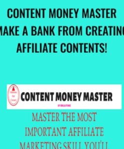 Content Money Master - Make A Bank From Creating Affiliate Contents!