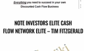 Note Investors Elite Cash Flow Network Elite – Tim Fitzgerald