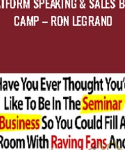 Platform Speaking & Sales Boot  Camp