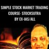 Simple Stock Market Trading Course: StockSutra by Ex-IAS/All