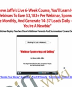 Webinar Selling And Sponsorship - Steve Jaffe