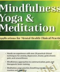 3-Day Experiential in Mindfulness, Yoga & Meditation: Applications for Mental Health Clinical Practice - Mary NurrieStearns