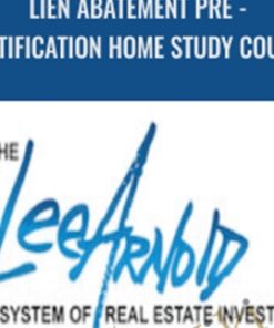 Lien Abatement Pre - Certification Home Study Course