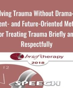 Resolving Trauma Without Drama: Four Present- and Future-Oriented Methods for Treating Trauma Briefly and Respectfully - Bill O'Hanlon