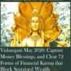 Vishnupati May 2020: Capture Money Blessings, and Clear 72 Forms of Financial Karma that Block Sustained Wealth