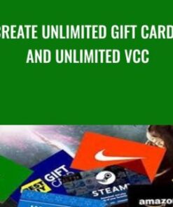 Create Unlimited Gift Cards And Unlimited VCC