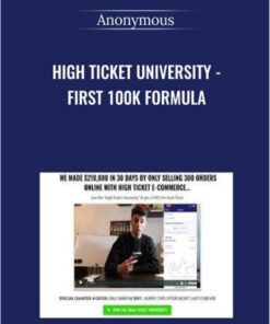 High Ticket University - First 100k Formula