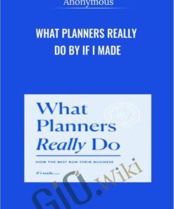 What Planners Really Do by If I Made