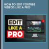 How to Edit YouTube Videos Like a Pro - Andy Edit A Course