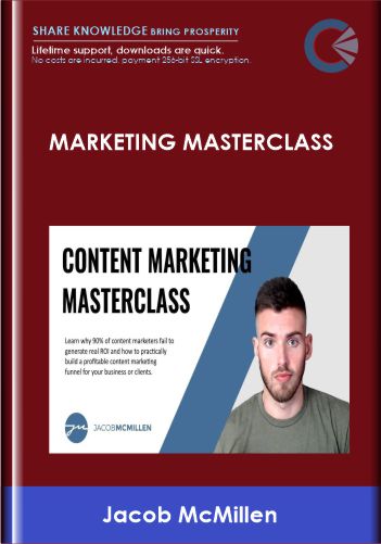 Marketing Masterclass - Jacob McMillen