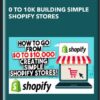 0 to 10K Building Simple Shopify Stores - Taijaun Reshard