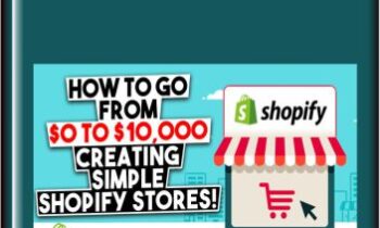 0 to 10K Building Simple Shopify Stores - Taijaun Reshard