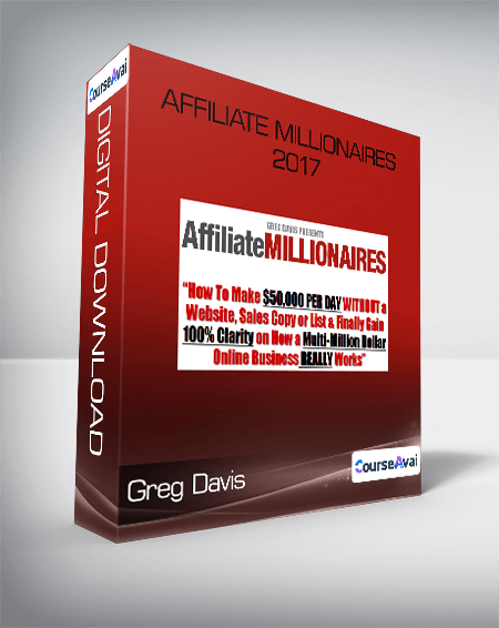 Greg Davis – Affiliate Millionaires 2017 ( Super Affiliate Rockstar Live + Bonus )