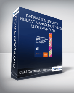 CISM Certification Domain 4- Information Security Incident Management Video Boot Camp 2019