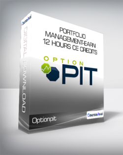 Optionpit - Portfolio Management-Earn 12 Hours CE Credits