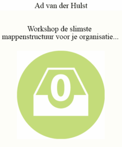 Ad van der Hulst - Workshop de slimste mappenstructuur voor je organisatie