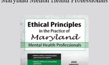 Allan M Tepper - Ethical Principles in the Practice of Maryland Mental Health Professionals