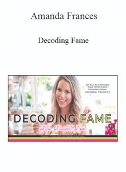 Amanda Frances - Decoding Fame 2021