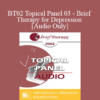 [Audio Only] BT02 Topical Panel 03 - Brief Therapy for Depression - Judith Beck