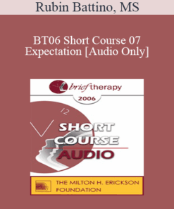 [Audio Only] BT06 Short Course 07 - Expectation: The Principles and Practice of Very Brief Therapy - Rubin Battino