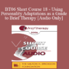 [Audio Only] BT06 Short Course 18 - Using Personality Adaptations as a Guide to Brief Therapy - Vann Joines