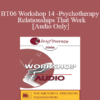 [Audio Only] BT06 Workshop 14 - Psychotherapy Relationships That Work: Tailoring the Relationship to the Individual Patient - John Norcross