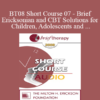 [Audio Only] BT08 Short Course 07 - Brief Ericksonian and CBT Solutions for Children