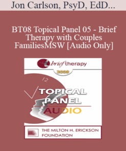 [Audio Only] BT08 Topical Panel 05 - Brief Therapy with Couples and Families - Jon Carlson