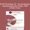 [Audio Only] BT08 Workshop 20 - Psychotherapy Relationships that Work: Tailoring the Relationship to the Individual Client - John Norcross