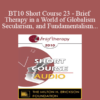 [Audio] BT10 Short Course 23 - Brief Therapy in a World of Globalism