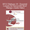 [Audio] BT12 Dialogue 10 - Essential Lessons for Successful Brief Therapy - Scott Miller