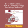 [Audio] BT16 Short Course 33 - How to Create and Energy Psychology Toolbox: Brief