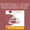 [Audio] BT16 Short Course 35 - Two Brief Hypnotic Techniques to Generate Emotional Coherence Through Ericksonian Utilization and Psychophysiological Entrainment - Jeffrey Feldman