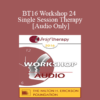 [Audio] BT16 Workshop 24 - Single Session Therapy: When the First Session May Be The Last - Michael Hoyt