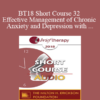 [Audio] BT18 Short Course 32 - Effective Management of Chronic Anxiety and Depression with Essential Neurobiological Communication - Bart Walsh