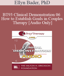 [Audio] BT93 Clinical Demonstration 06 - How to Establish Goals in Couples Therapy - Ellyn Bader