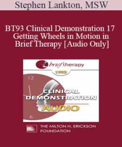 [Audio] BT93 Clinical Demonstration 17 - Getting Wheels in Motion in Brief Therapy - Stephen Lankton