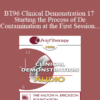 [Audio] BT96 Clinical Demonstration 17 - Starting the Process of De-Contamination at the First Session - Muriel James