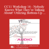 [Audio] CC11 Workshop 16 - Nobody Knows What They’re Talking About! Utilizing Bottom-Up Interventions for Reliability and Effectiveness with Couples - Stan Tatkin