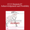 [Audio] CC13 Keynote 07 - Acknowledgement and Possibility: The Two Cornerstones to Successful Couples Therapy - Bill O'Hanlon