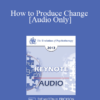 [Audio] EP13 Invited Keynote 03 - How to Produce Change - Salvador Minuchin