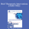 [Audio] EP85 Workshop 18 - Brief Therapeutic Interventions - Paul Watzlawick