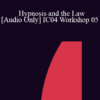 [Audio] IC04 Workshop 05 - Hypnosis and the Law - Alan Scheflin