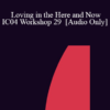 [Audio] IC04 Workshop 29 - Loving in the Here and Now: Five Hypnotic Tools to Transform Couples Relationships - Jane Parsons-Fein