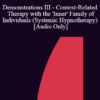 [Audio] IC92 Workshop 41b - Demonstrations III - Context-Related Therapy with the 'Inner' Family of Individuals (Systemic Hypnotherapy) - Gunther Schmidt