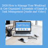 The Missouribar - 2020 How to Manage Your Workload & Get Organized: Essentials of Email & Task Management