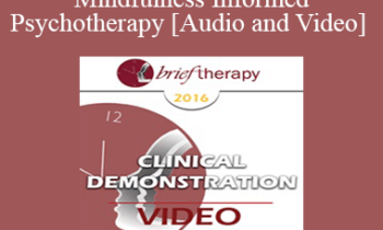 BT16 Clinical Demonstration 10 - Mindfulness Informed Psychotherapy - Ron Siegel