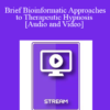 IC07 Fundamentals of Hypnosis 08 - Brief Bioinformatic Approaches to Therapeutic Hypnosis - Ernest Rossi