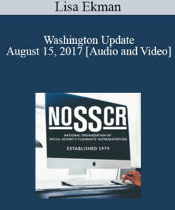 Lisa Ekman - Washington Update: August 15, 2017