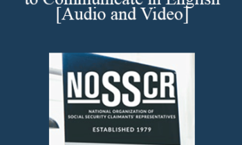 Stacy Cloyd - SSA’s New Rules on Inability to Communicate in English